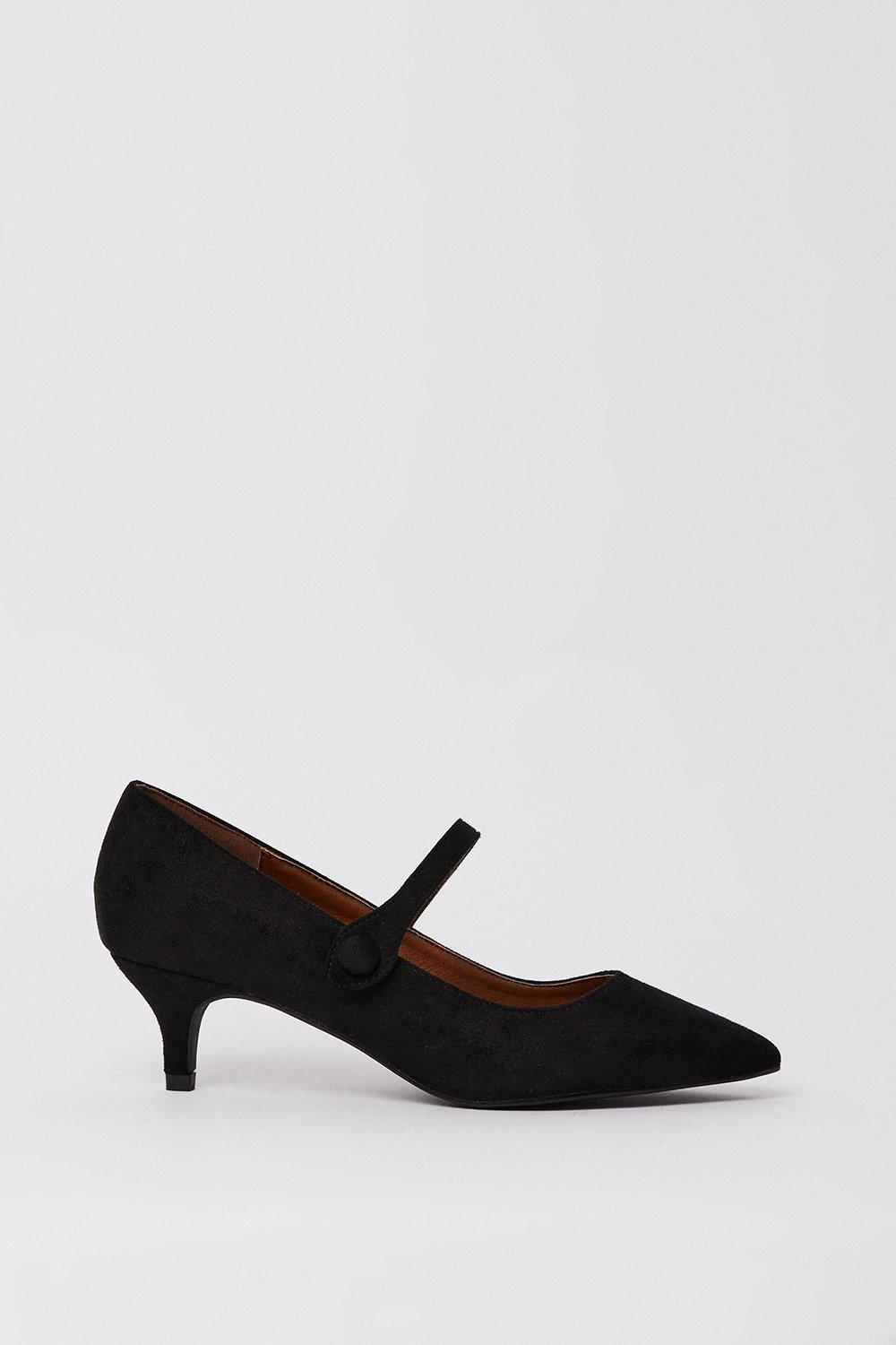 Mary jane outlet shoes kitten heel